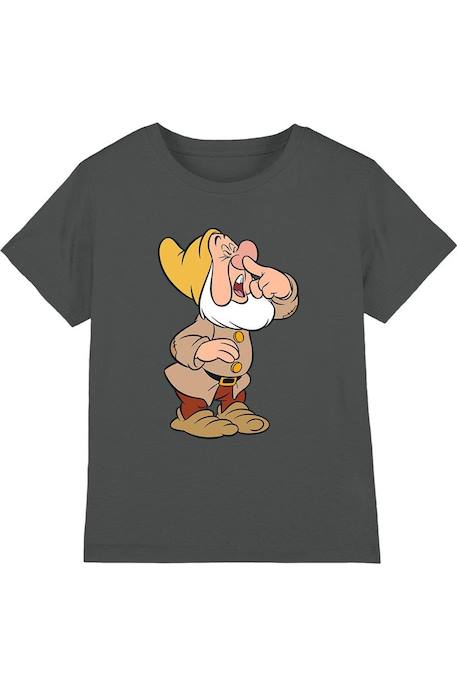 T-shirt coton blanche-neige Charbon 1 - vertbaudet enfant 