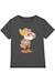 T-shirt coton blanche-neige Charbon 1 - vertbaudet enfant 