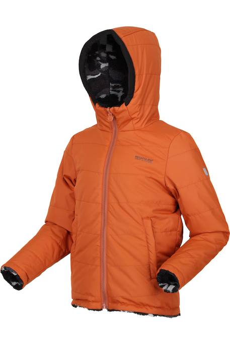 Veste polyester kyrell Orange brûlé / noir 6 - vertbaudet enfant 