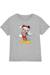 T-shirt motifs mickey mouse et lumières de noël coton disney Gris chiné 1 - vertbaudet enfant 