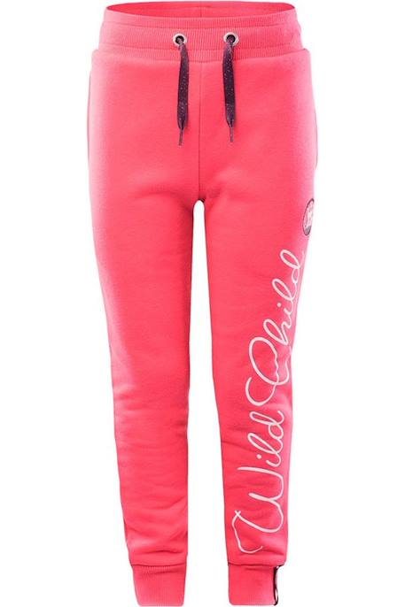 Pantalon de jogging coton lania Bleu foncé+Framboise 7 - vertbaudet enfant 