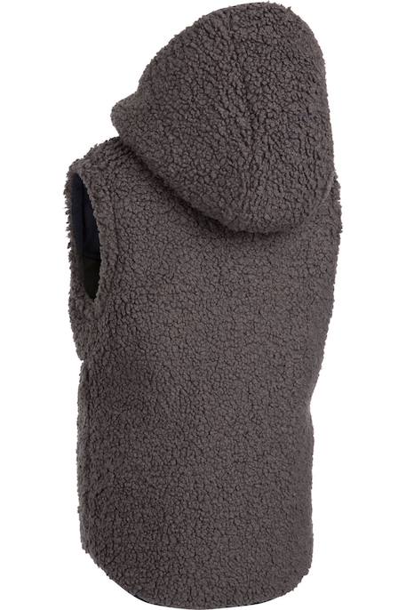 Veste sans manches  pu coating obtain Gris foncé chiné 4 - vertbaudet enfant 