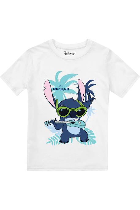 T-shirt motif palmier coton Blanc 1 - vertbaudet enfant 