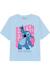 T-shirt motif ondulé coton Bleu clair 1 - vertbaudet enfant 