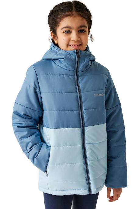 Veste isolante lofthouse  viii Bleu de gris / bleu ciel+Vieux vert / forêt tropicale 3 - vertbaudet enfant 