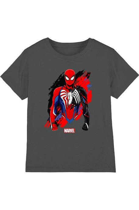 T-shirt manches courtes coton symbiote Charbon 1 - vertbaudet enfant 