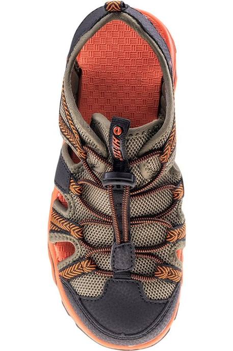 Sandales  sanev Noir / kaki / orange 4 - vertbaudet enfant 