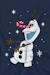 T-shirt olaf coton la reine des neiges Bleu marine 2 - vertbaudet enfant 