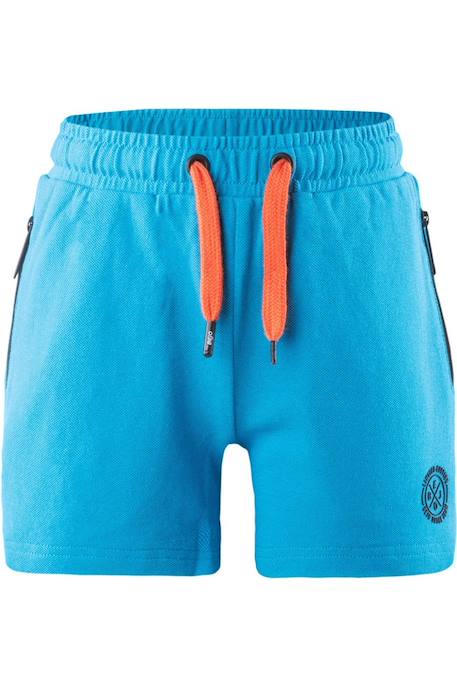 Short eddy coton ii Bleu vif / noir 1 - vertbaudet enfant 