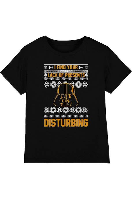 Fille-T-shirt Noël coton star wars lack of christmas presents