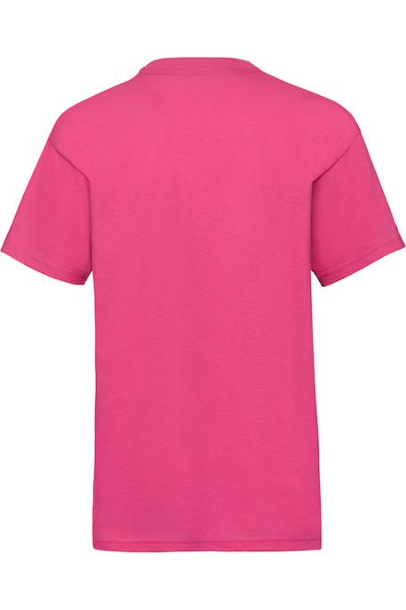 T-shirt coton valueweight Fuchsia+Rose clair 2 - vertbaudet enfant 
