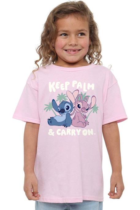 T-shirt coton keep palm Rose clair 4 - vertbaudet enfant 