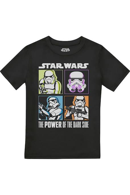 T-shirt motif trooper coton star wars four box Noir 1 - vertbaudet enfant 
