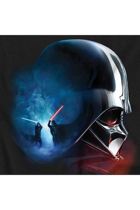 T-shirt motifs obi-wan kenobi et vador style poster enfan coton star wars Noir 3 - vertbaudet enfant 