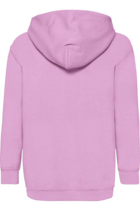 Sweat à capuche classic coton 260 Azur+Blanc+Bleu roi+Gris chiné+Rose clair+Tournesol+Vert kelly 14 - vertbaudet enfant 