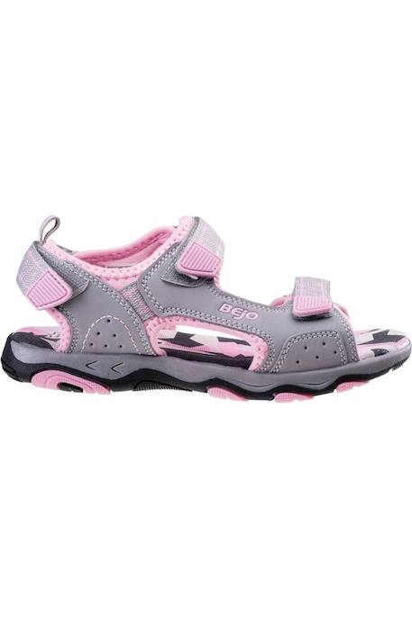 Sandales  alisi Rose poudré / gris clair 3 - vertbaudet enfant 