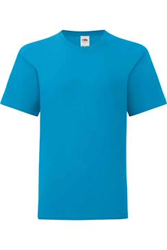 Garçon-T-shirt, polo, sous-pull-T-shirt-T-shirt coton peigné et filé à l'anneau iconic
