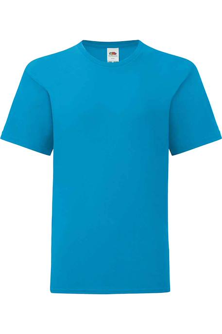 T-shirt coton peigné et filé à l'anneau iconic Azur+Bleu ciel+Bleu marine+Bleu marine sombre+Bleu roi+Graphite clair+Noir+Orange+Rouge+Tournesol+Vert de gris+Vert forêt+Vert kelly+Vert pâle 1 - vertbaudet enfant 