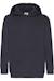 Sweat à capuche coton Blanc+Bleu marine sombre+Bleu roi+Gris chiné+Noir+Rouge 4 - vertbaudet enfant 