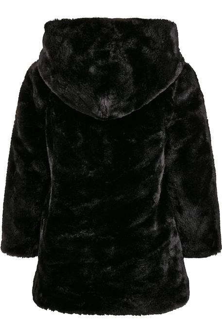 Manteau synthétique Noir+Rose foncé 2 - vertbaudet enfant 