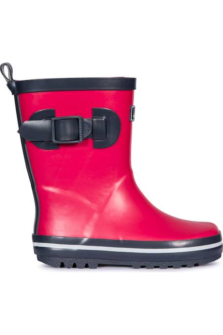 Bottes de pluie enfant trumpet Bleu marine+Rose foncé 4 - vertbaudet enfant 