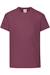 T-shirt coton original Azur+Blanc+Bleu ciel+Bleu marine+Bleu marine sombre+Bleu roi+Bordeaux+Fuchsia+Gris chiné+Jaune+Noir+Olive classique+Orange+Rouge+Rouge orangé+Tournesol+Vert bouteille+Vert clair+Vert kelly+Violet 19 - vertbaudet enfant 