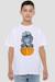T-shirt motif citrouille et croquis coton Blanc 3 - vertbaudet enfant 