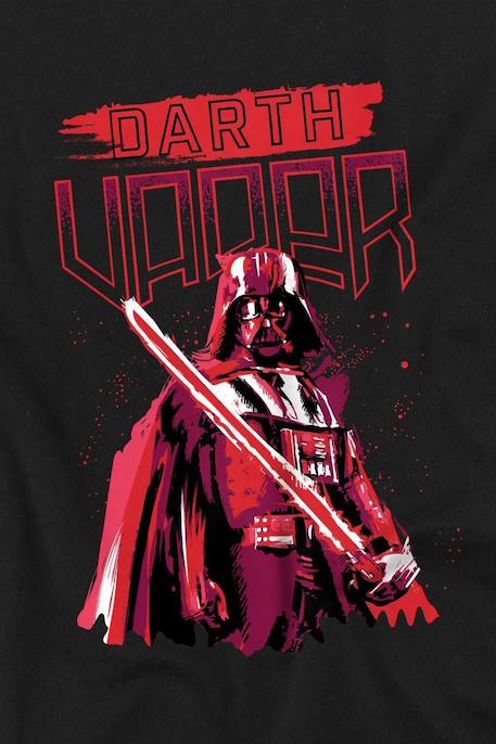 T-shirt garçon coton - Star Wars dark vador Noir 2 - vertbaudet enfant 