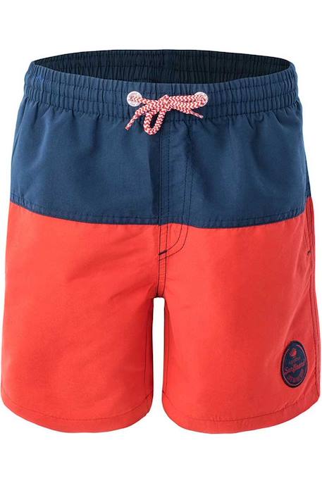 Short de bain  drakon Jaune vif / bleu mer clair+Rouge / bleu foncé 4 - vertbaudet enfant 
