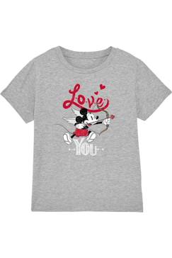 Garçon-T-shirt, polo, sous-pull-T-shirt coton disney love you