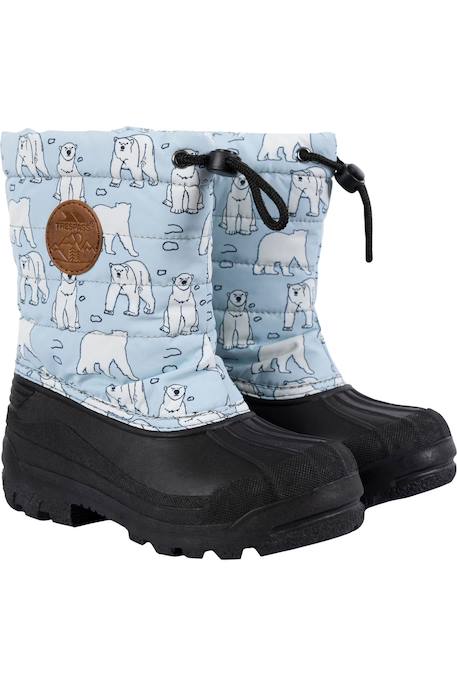 Après-skis textile remy enfant Bleu / blanc / noir 6 - vertbaudet enfant 
