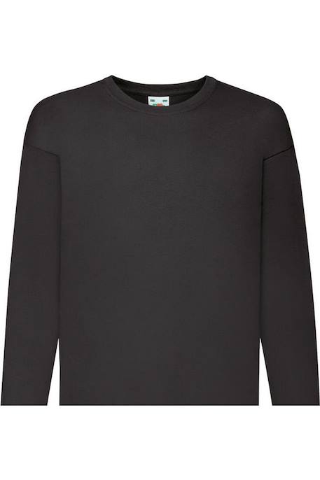 T-shirt enfant manches longues coton valueweight Bleu marine sombre+Bleu roi+Noir+Rouge 8 - vertbaudet enfant 