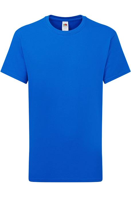 T-shirt iconic 195 en coton peigné de qualité supérieure Blanc+Bleu+Bleu marine sombre+Bleu roi+Canneberge+Noir+Rouge+Vert 10 - vertbaudet enfant 