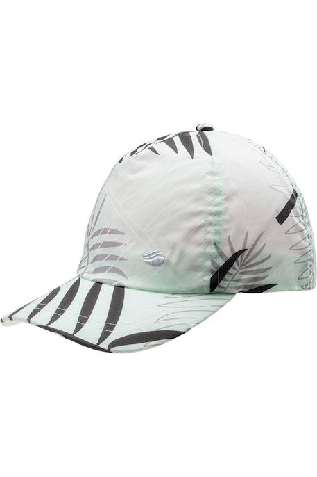 Casquette de baseball coton allek Blanc / vert / noir 1 - vertbaudet enfant 