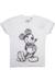 T-shirt motif croquis de mickey mouse coton disney Blanc 1 - vertbaudet enfant 