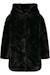 Manteau synthétique Noir+Rose foncé 1 - vertbaudet enfant 