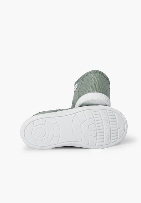 Baskets en toile avec scratchs pour enfant Blanc+Bleu denim+Bleu marine+Gris+Jaune+Sable+Vert fougère 37 - vertbaudet enfant 