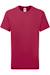 T-shirt en coton peigné de qualité supérieure Bleu+Bleu roi+Canneberge+Noir+Rouge+Vert 7 - vertbaudet enfant 