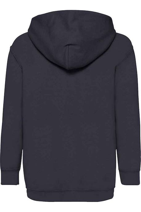Sweat à capuche enfant coton classic Bleu marine+Bleu marine sombre+Bleu roi+Noir+Rose clair+Rouge 5 - vertbaudet enfant 