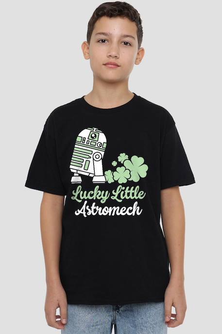 T-shirt coton star wars lucky astromech Noir 4 - vertbaudet enfant 