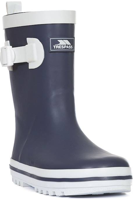 Bottes de pluie enfant trumpet Bleu marine+Rose foncé 1 - vertbaudet enfant 