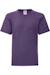 T-shirt iconic coton 150 Violet chiné 1 - vertbaudet enfant 