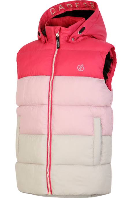 Veste sans manches   jolly Rose foncé / mauve pâle 3 - vertbaudet enfant 