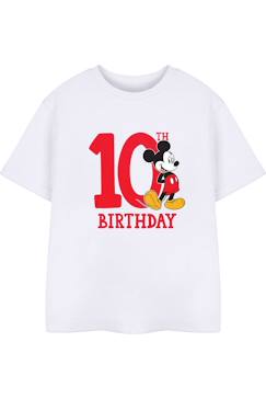 Garçon-T-shirt, polo, sous-pull-T-shirt 10ème anniversaire motif mickey mouse coton disney