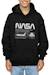 Sweat à capuche coton nasa Blanc+Noir 9 - vertbaudet enfant 