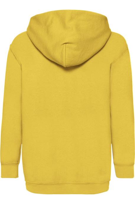 Sweat à capuche classic coton 260 Azur+Blanc+Bleu roi+Gris chiné+Rose clair+Tournesol+Vert kelly 17 - vertbaudet enfant 