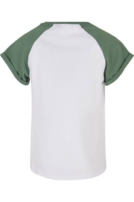 T-shirt synthétique Blanc / vert sauge 2 - vertbaudet enfant 