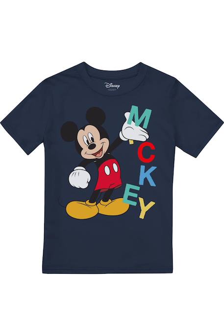 T-shirt motif mickey mouse coton disney Bleu marine 1 - vertbaudet enfant 