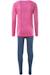 Ensemble sous-vêtements thermiques fille grar ii Bleu foncé / chèvrefeuille+Framboise 2 - vertbaudet enfant 