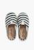 Espadrilles rayures style camping bande élastique Bleu+Vert 11 - vertbaudet enfant 
